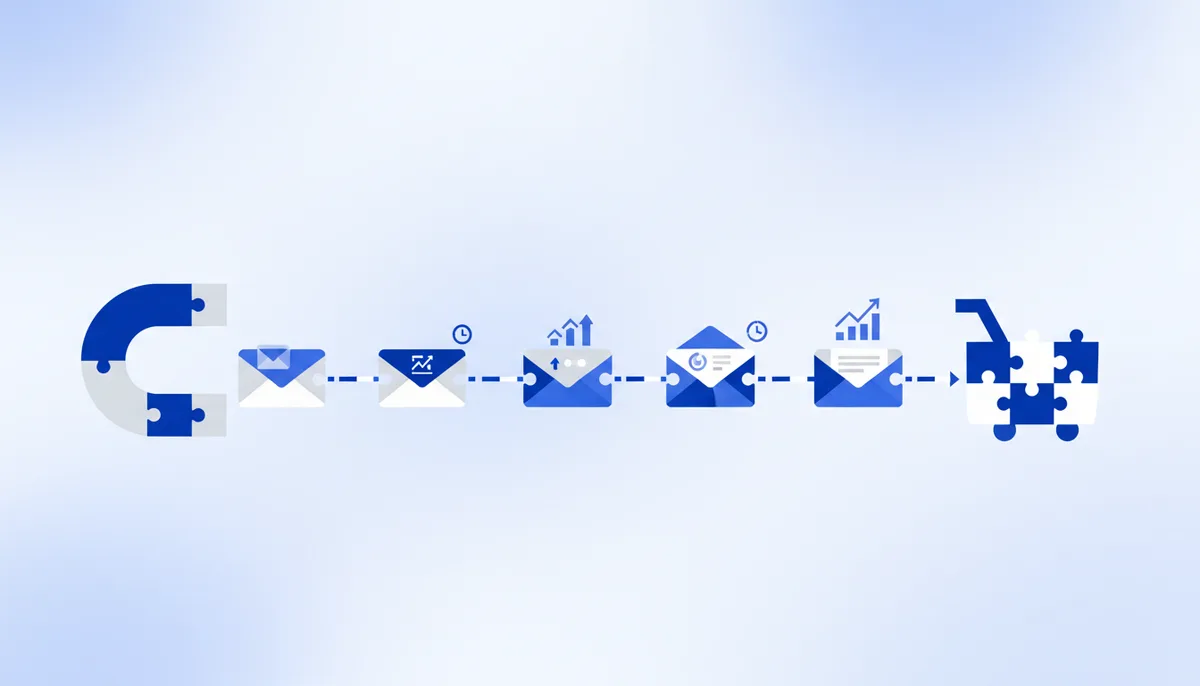 Email warm-up funnel, email by email