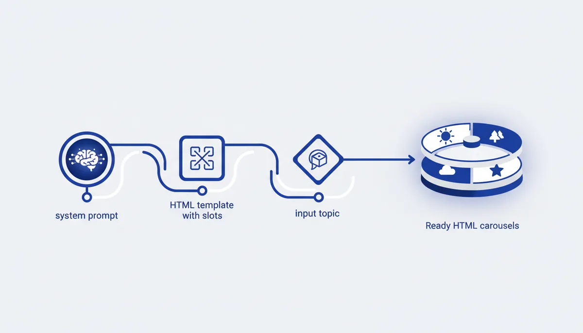 Claude Project as HTML carousel pipeline