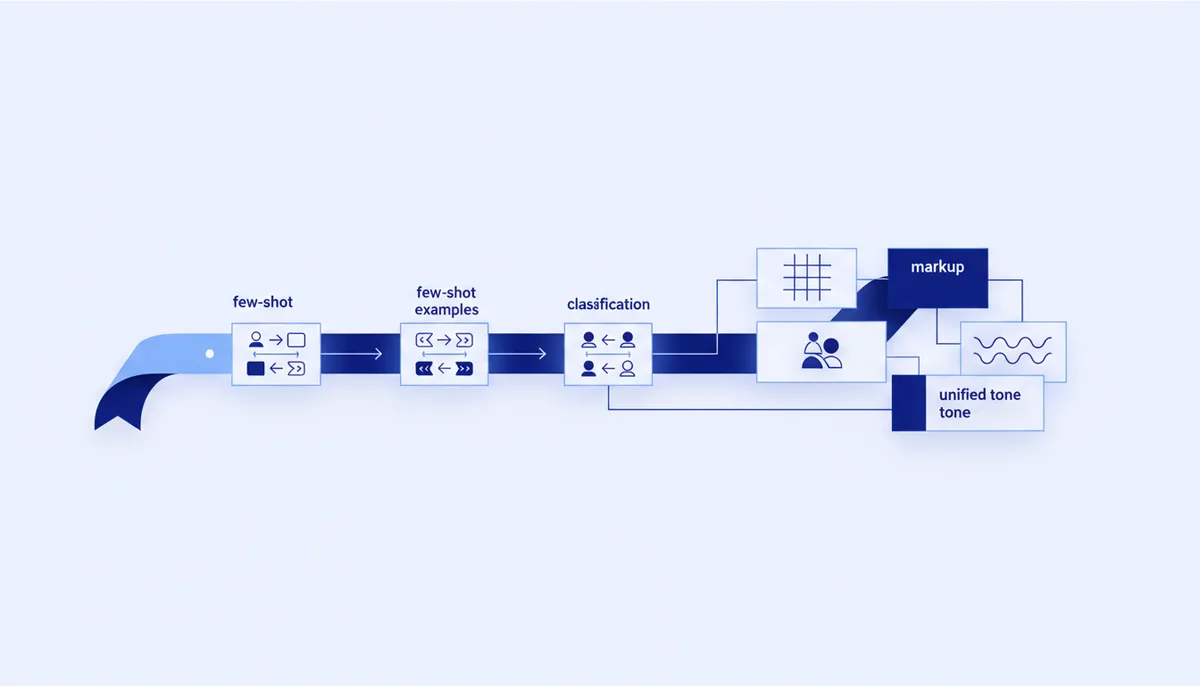 Few-shot: teach AI with 2–3 samples